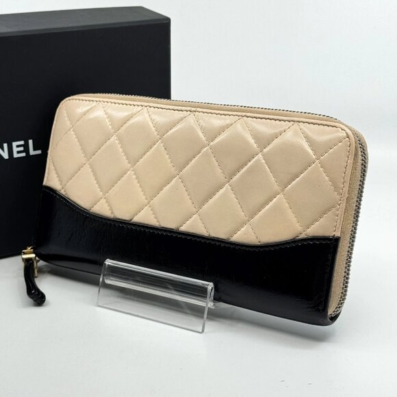 ❤️CHANEL Gabrielle Round Zipper Long Wallet❤️ - Picture 1 of 16